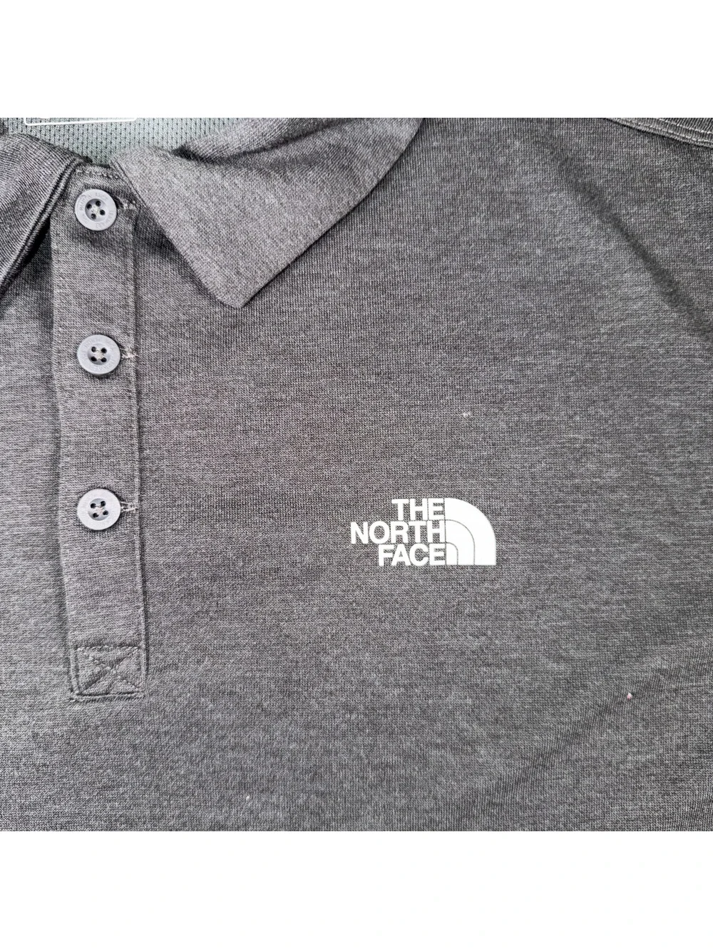 The North Face Men's XL FlashDry Polo Shirt in Dark Gray